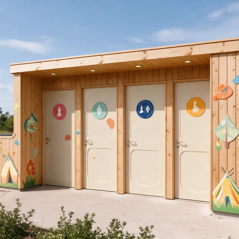bloc sanitaires family camp